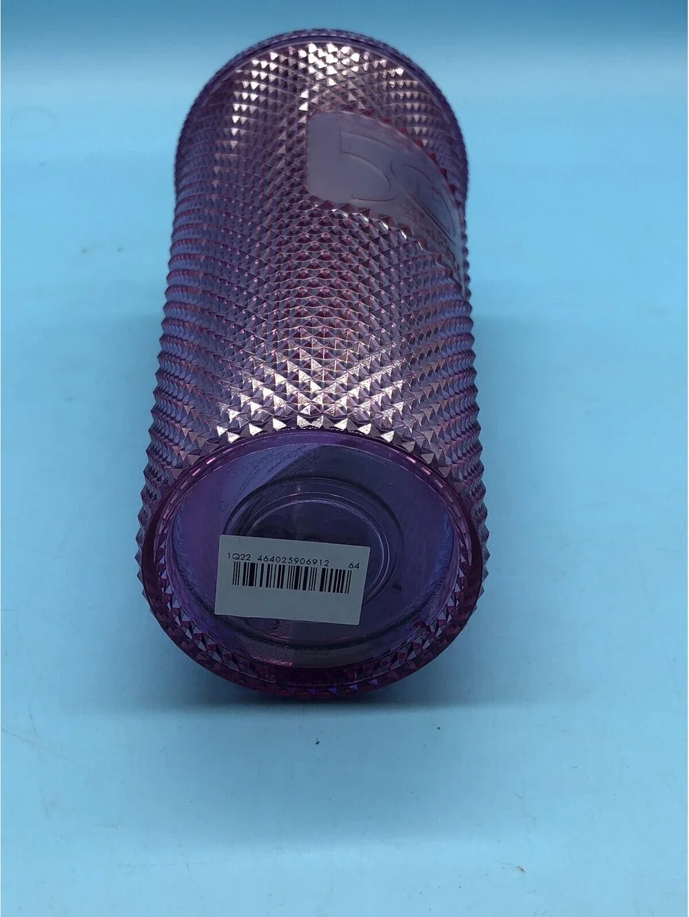 Starbucks Walt Disney World 50th Anniversary Studded Tumbler Purple Straw Lid